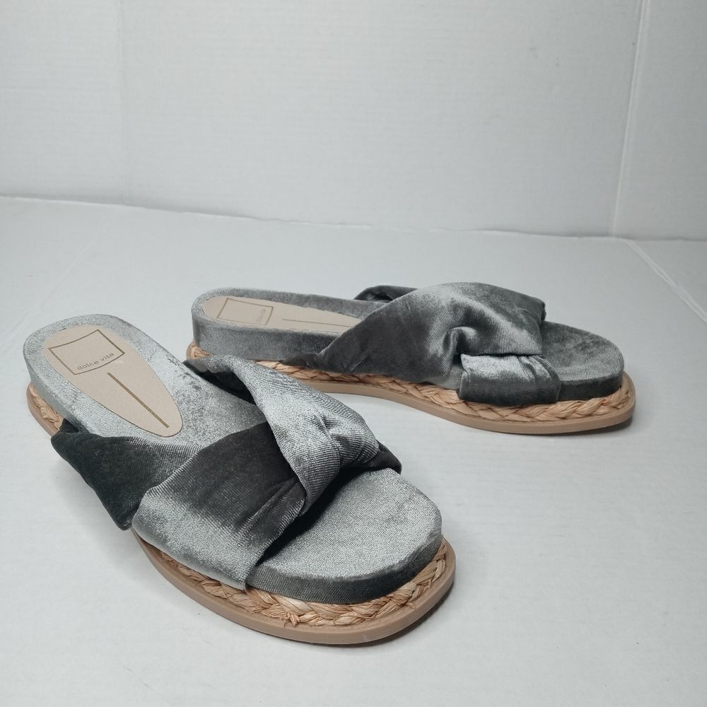 dolce vita giza knotted platform slides